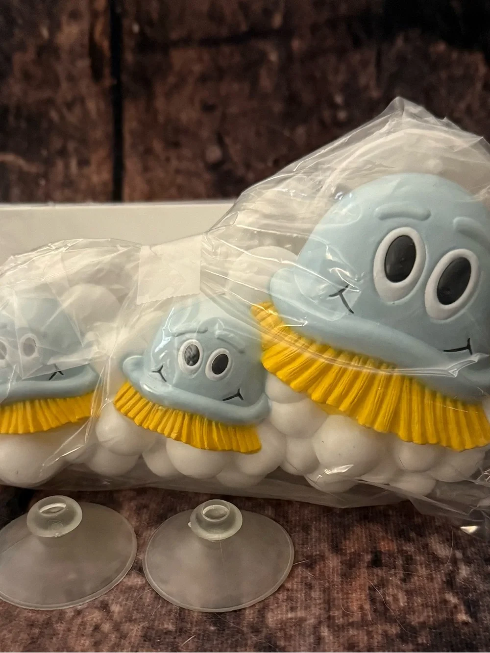 Vintage 1992 DowBrands Scrubbing Bubbles Tub-Complete Set